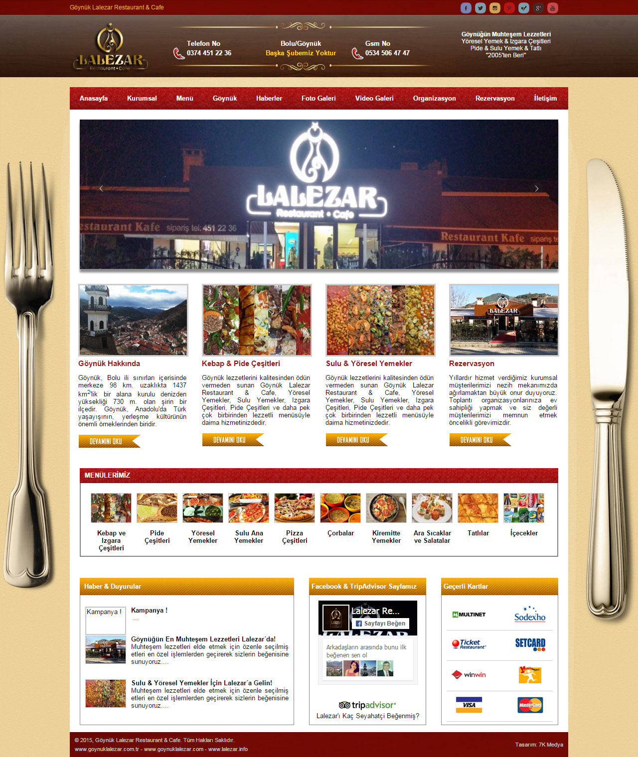göynük lalezar restaurant, göynük lalezar, lalezar web sitesi