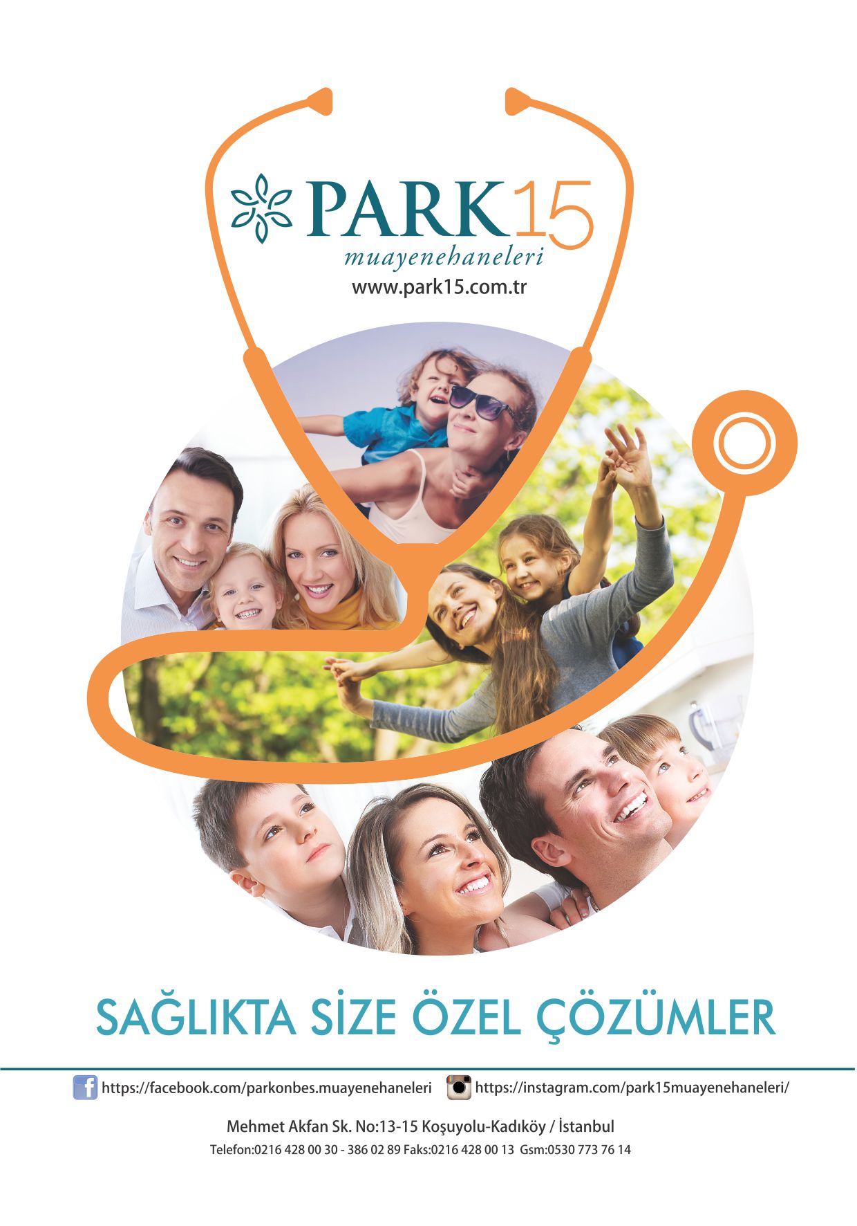 park 15 muayenehaneleri, park15, park15 muayenehaneleri reklam afiş tasarımı